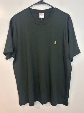 NWT Brooks Brothers Black Short Sleeve Classic Cotton Crewneck T-shirt Size XL